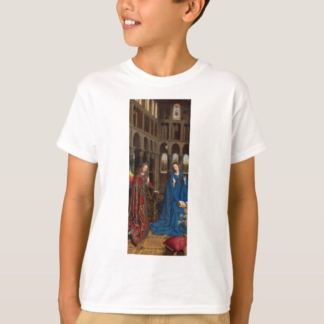 Camiseta Anunciación de Jan van Eyck (Anverso)