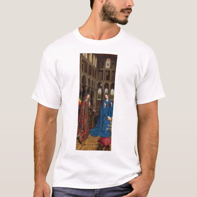 Camiseta Anunciación de Jan van Eyck (Anverso)