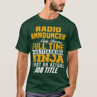 Camiseta Anunciante de radio 12