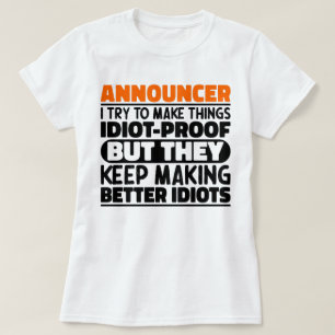 Camiseta Anunciante Intento Hacer Las Cosas Divertidas.