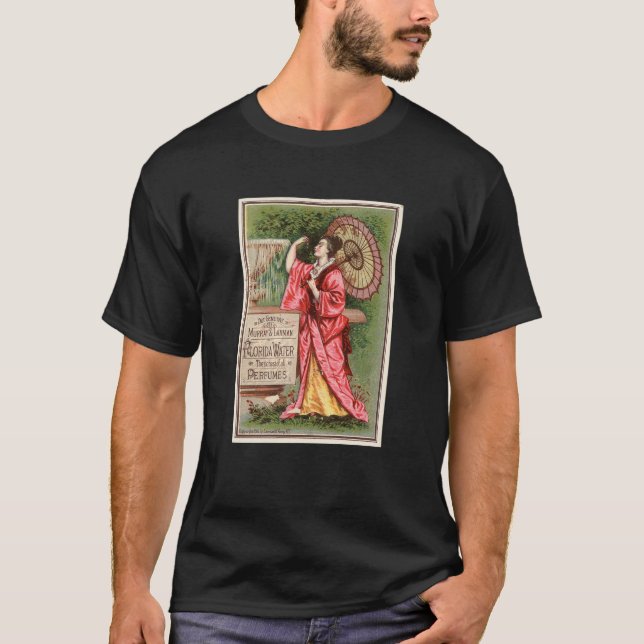 Camiseta Anuncio 1881 del perfume del agua de la Florida (Anverso)