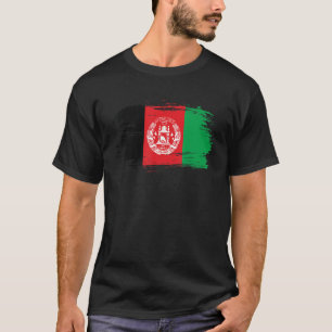 Camiseta Anuncio Afganistán Bandera Símbolo I L