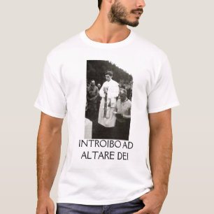 CAMISETA ANUNCIO CATÓLICO ALTARE DEI DEL PAPA BENEDICTO XVI