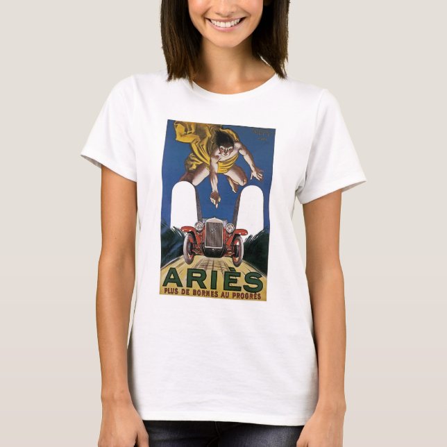 Camiseta Anuncio de Aries de época (Anverso)
