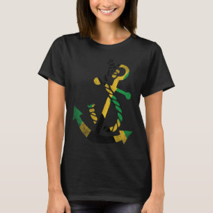 Camiseta Anuncio de barco náutico Jamaica Bandera jamaicana