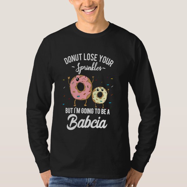 Camiseta Anuncio de bebé de la abuela polaca Bacia (Anverso)