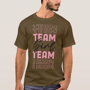 Camiseta Anuncio de bebé rosado Fiesta de revelación de gén