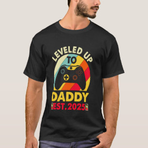 Camiseta Anuncio de bebé Vintage Retro Subiendo de Nivel a