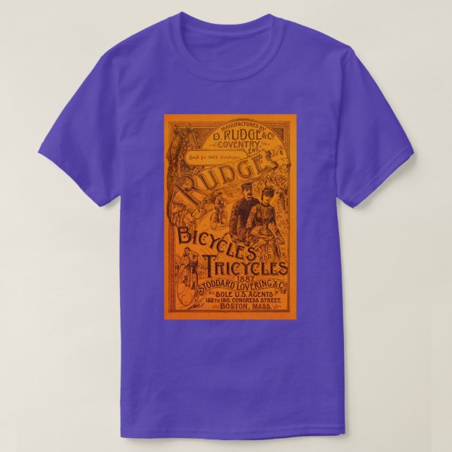 Camiseta Anuncio de bicicleta de época 1 de los 80 (Diseño del anverso)