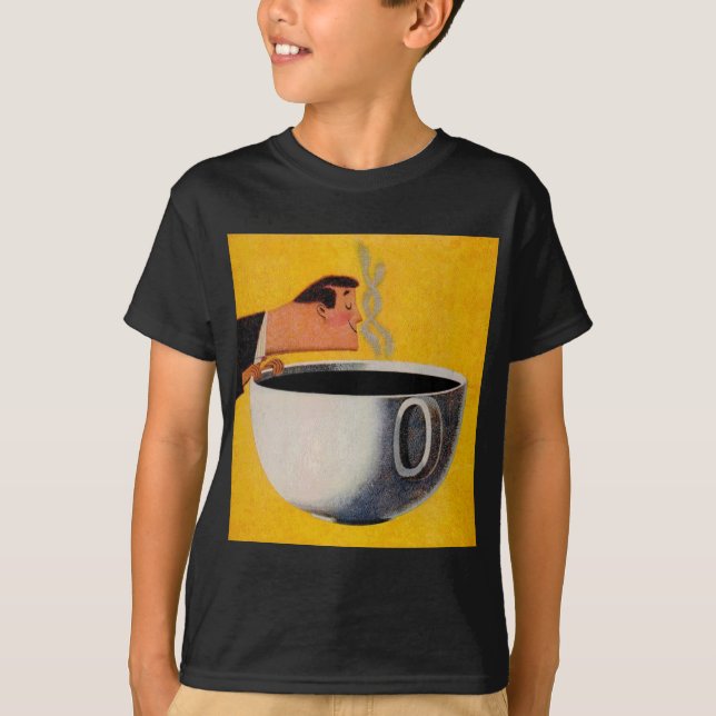 Camiseta Anuncio de café de época (Anverso)
