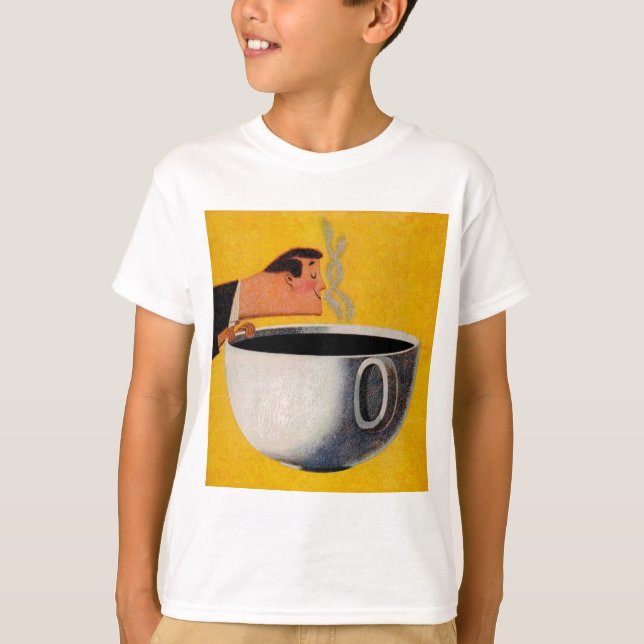 Camiseta Anuncio de café de época (Anverso)