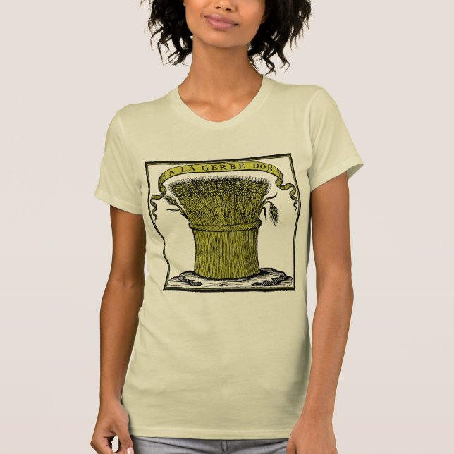 Camiseta Anuncio de Café Francés Antiguo (Anverso)