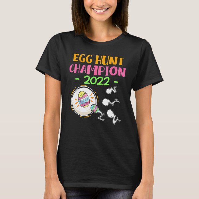 Camiseta Anuncio de Campeón de la Caza de Huevos 2022 (Anverso)