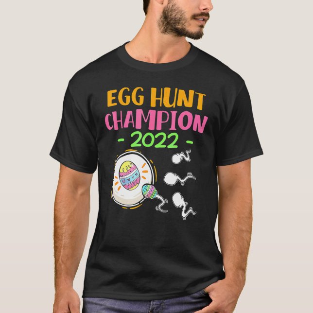 Camiseta Anuncio de Campeón de la Caza de Huevos 2022 (Anverso)