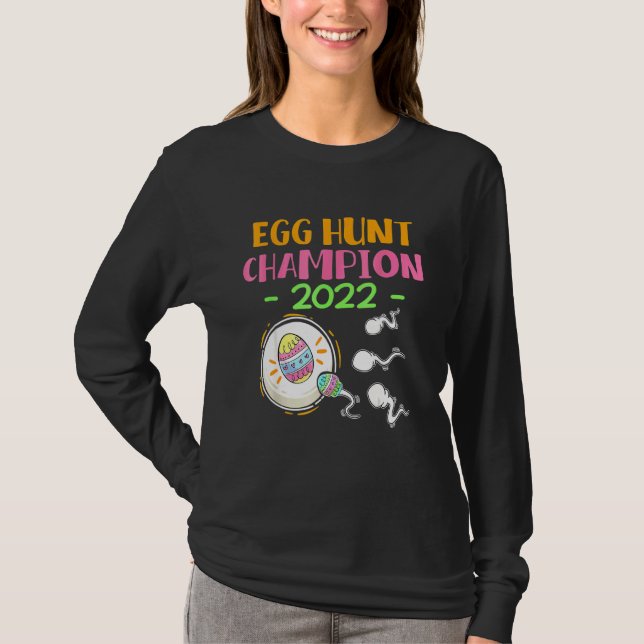 Camiseta Anuncio de Campeón de la Caza de Huevos 2022 (Anverso)