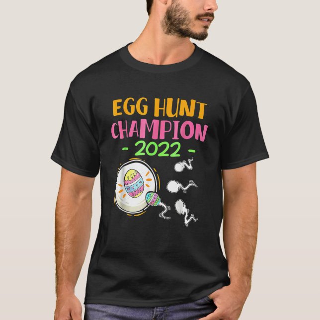 Camiseta Anuncio de Campeón de la Caza de Huevos 2022 (Anverso)