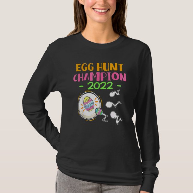 Camiseta Anuncio de Campeón de la Caza de Huevos 2022 (Anverso)