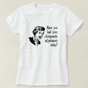 Camiseta Anuncio de chíro de aspecto vintage