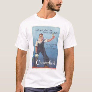 Camiseta Anuncio de cigarrillos de Chesterfield de época
