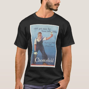 Camiseta Anuncio de cigarrillos de Chesterfield de época