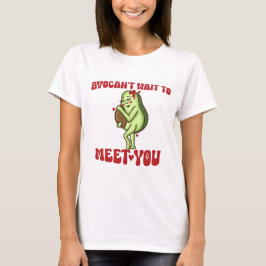 Camiseta Anuncio de Embarazo con Castigo de Aguacate No Pue