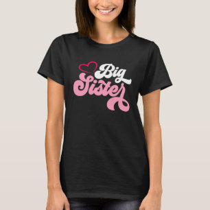Camiseta Anuncio de embarazo de bebé de hermana mayor Famil