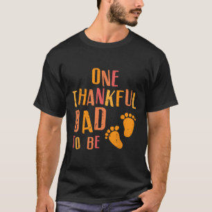 Camiseta Anuncio de Embarazo Día de Acción de Gracias Padre