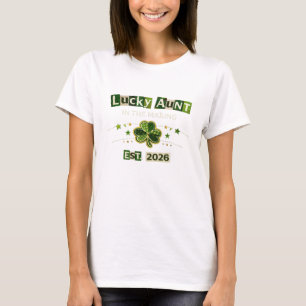 Camiseta Anuncio de Embarazo Día de San Patricio