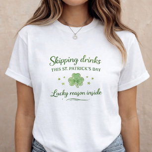 Camiseta Anuncio de Embarazo Día de San Patricio