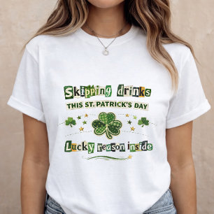 Camiseta Anuncio de Embarazo Día de San Patricio