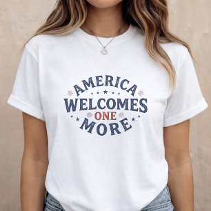 Camiseta Anuncio de Embarazo Mamá para el 4 de Julio