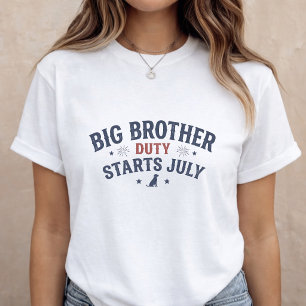 Camiseta Anuncio de Embarazo Mamá para el 4 de Julio