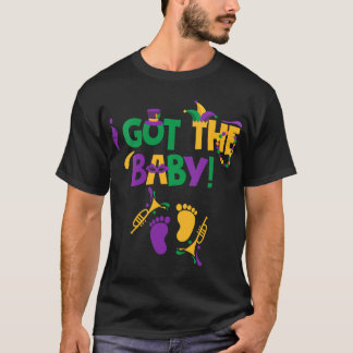 Camiseta Anuncio de Embarazo Mardi Gras