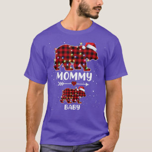 Camiseta Anuncio de embarazo polar de bebé de mamá de oso s