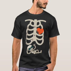 Camiseta Anuncio de embarazo radiografía Halloween
