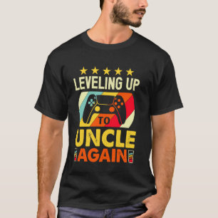 Camiseta Anuncio de Embarazo Subiendo de Nivel al Tío de Nu
