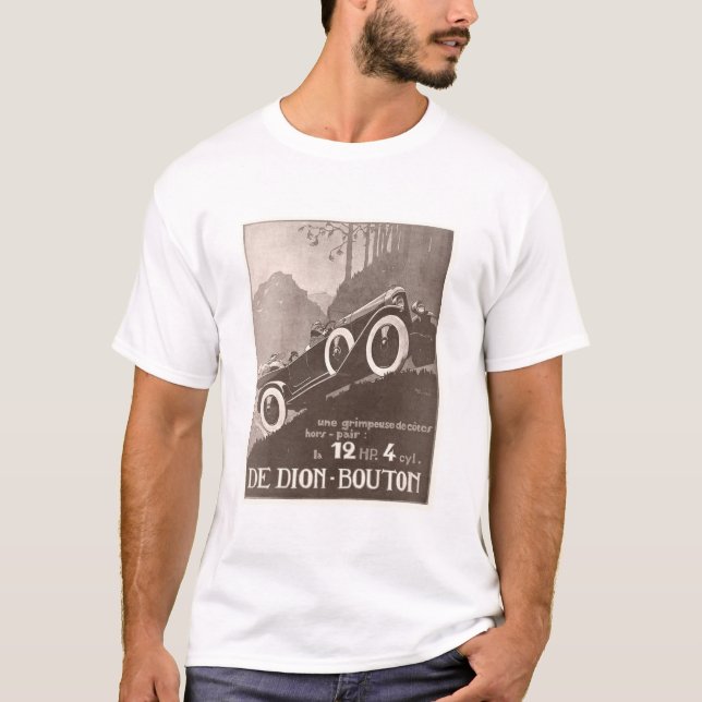 Camiseta Anuncio de época de Dion Bouton (Anverso)
