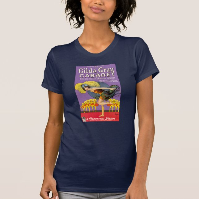 Camiseta Anuncio de época para Cabaret Film 1927 (Anverso)