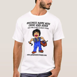Camiseta anuncio de generador profesional