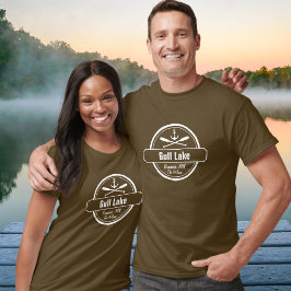 Camiseta Anuncio de Gull Lake Minnesota, pueblo de paddles 
