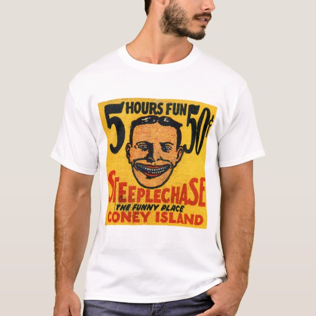 Camiseta Anuncio de la cubierta del Matchbook de Coney (Anverso)