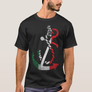 Camiseta Anuncio de la embarcación náutica Bandera italiana
