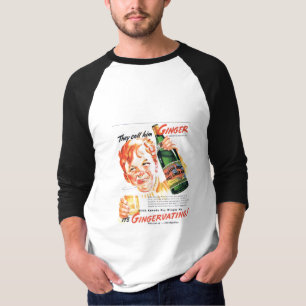 Camiseta Anuncio de los años 30 de Gingervatin del ginger