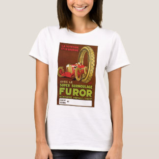 Camiseta Anuncio de neumáticos franceses vintage