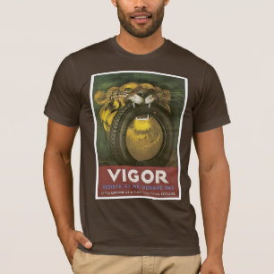 Camiseta Anuncio de neumáticos para automóviles Vigor