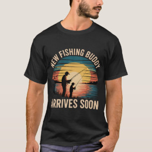 Camiseta Anuncio de nuevo papá Día del padre divertido pesc