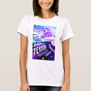 Camiseta Anuncio De Película De Horror De Sci, Lluvias De T