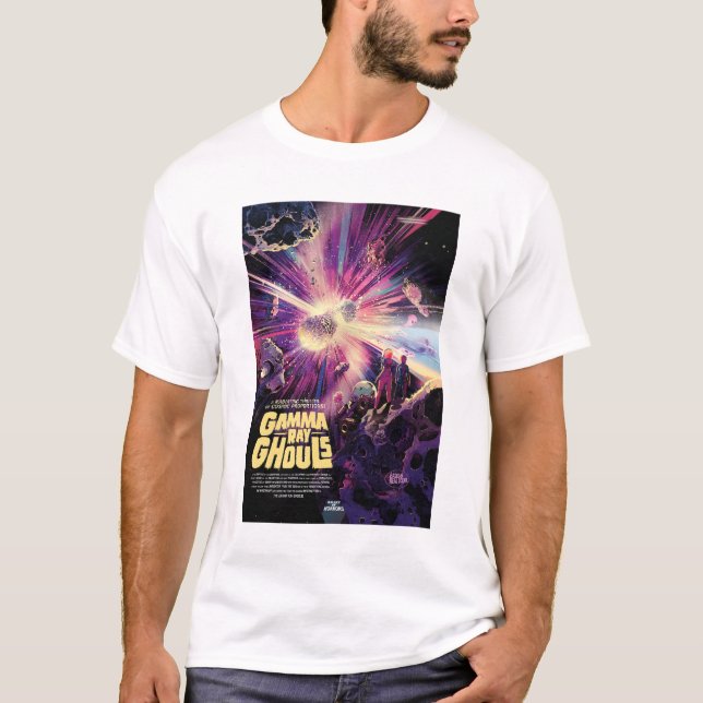 Camiseta Anuncio de película de terror de Sci-Fi, Gamma Ray (Anverso)