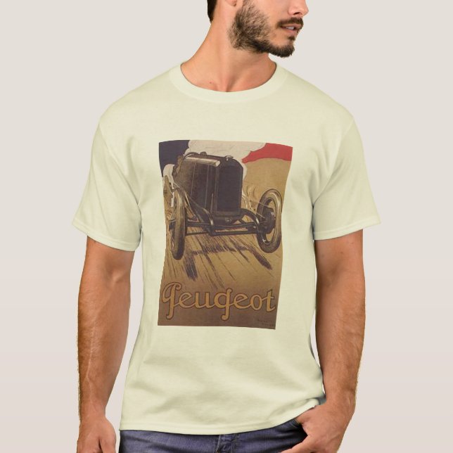 Camiseta Anuncio de Peugeot de época 3 (Anverso)