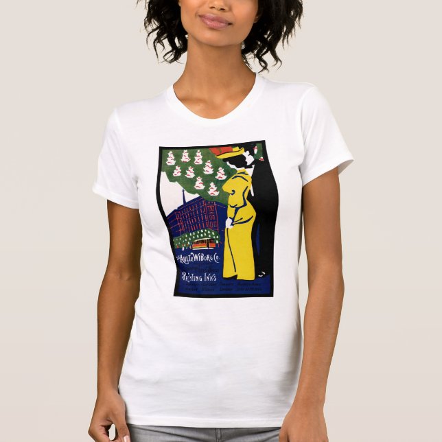 Camiseta Anuncio de tinta Art Nouveau (Anverso)